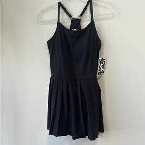 Love & Sports Sz 4-6 Black Active Dress with Skorts ~ NWT!